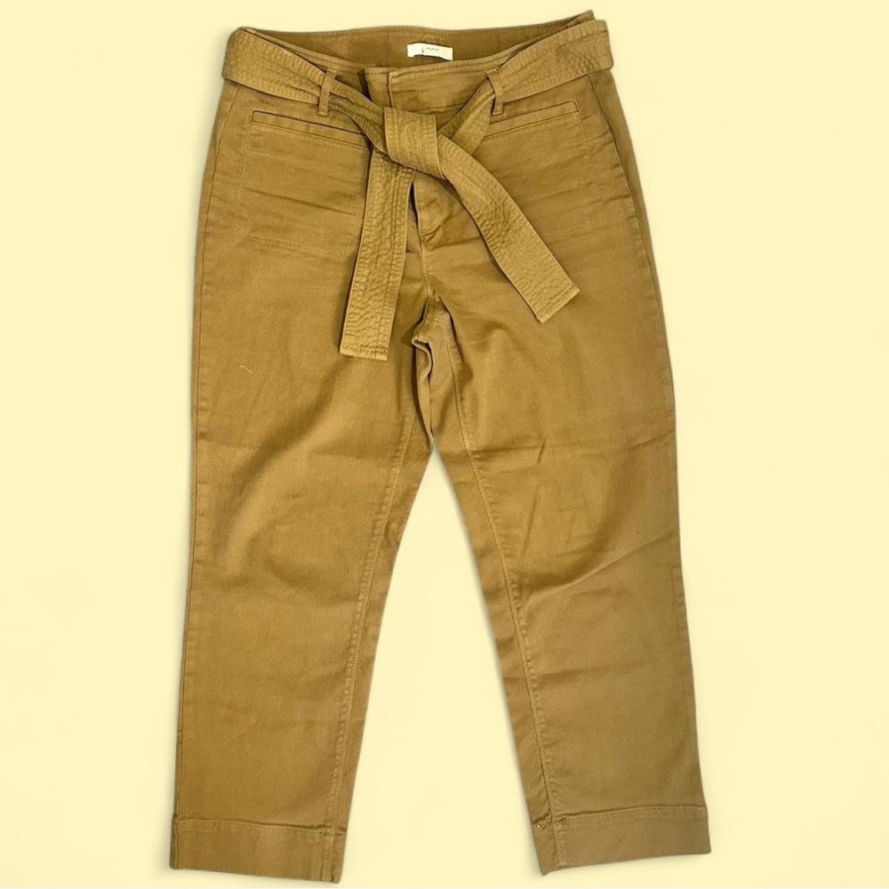 Tan Belted Pants